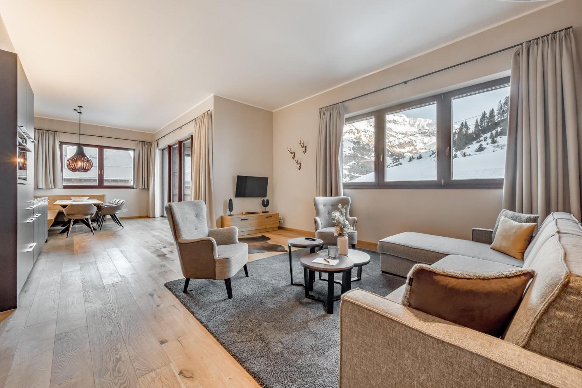 Alpenparks Hotel & Apartment Arlberg Warth Mit Pool Luaran gambar